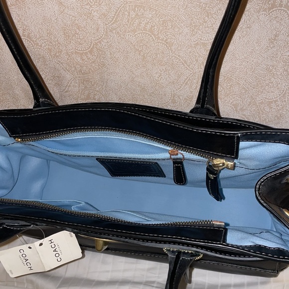 Coach Black Leather Handbag - Picture 4 of 4